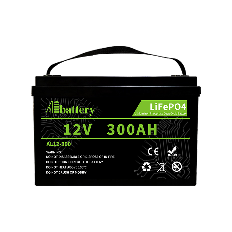 AIBATTERY 12V 300AH 100AH 200AH lithium battery pack solar lifepo4